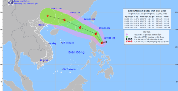 Công điện về ứng phó với bão Ma-on